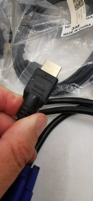 Lote 7 cables HDMI a VGA 1.8m y 3m