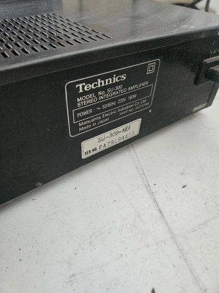 Amplificatore Integrato Technics SU-300 Nero