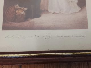 Conjunto 2 Gravuras Antigas Molduradas