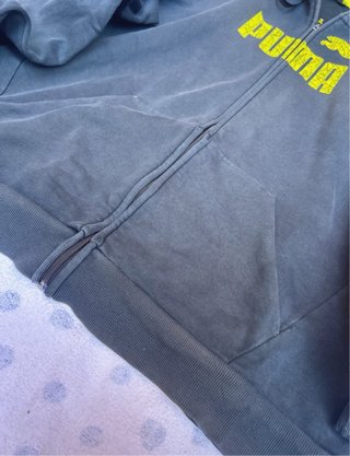 Sudadera Puma XXL Negra y Amarilla