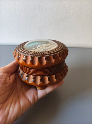 ​Joyero época franquista vintage caja de madera