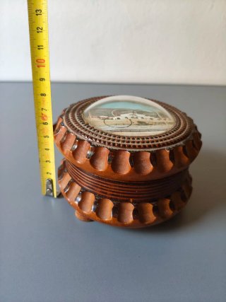 ​Joyero época franquista vintage caja de madera