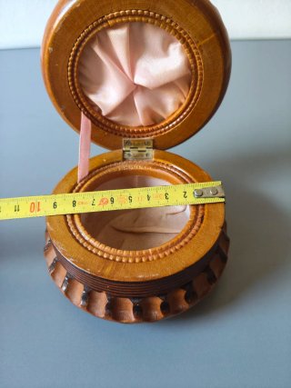 ​Joyero época franquista vintage caja de madera