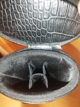 Funda Taco Billar Buffalo Negra Cocodrilo
