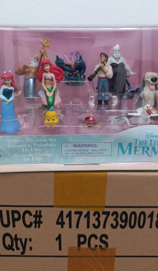 Set figuras de lujo La Sirenita , Disney Store