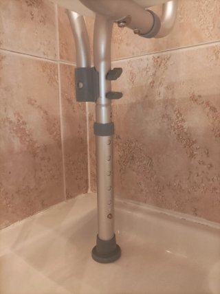 Silla Ducha Ergonómica con Asiento Blanco