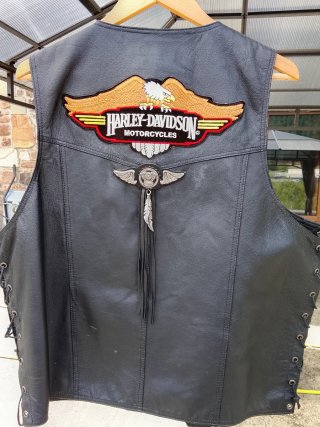Chaleco Cuero Harley-Davidson Talla M