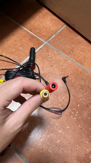 Cámara Marcha Atrás Coche LED + Cables