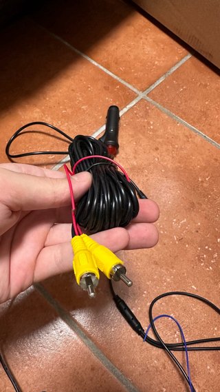 Cámara Marcha Atrás Coche LED + Cables