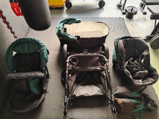 Pack Carro Silla Coche y Capazo Bebé
