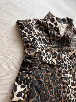 Chaleco vaquero animal print XL