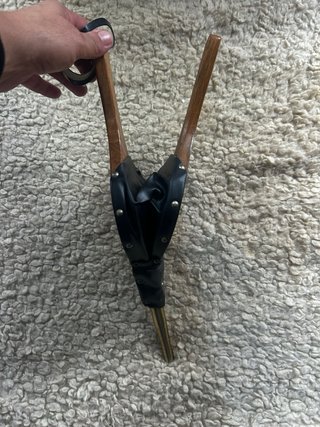 Fuelle para chimenea de madera y cuero