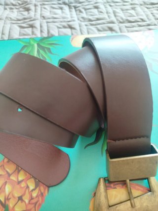 Cinturón vintage mujer marrón y dorado