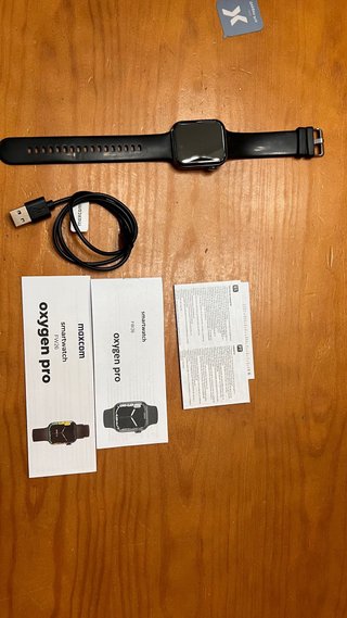 Smartwatch Maxcom FW26 Oxygen Pro Preto