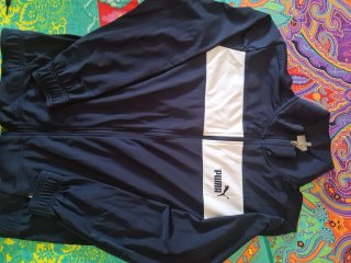 Conjunto Chándal Puma Adolescente Azul y Blanco