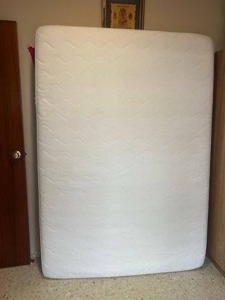 Cama Matrimonio Blanca con Cajones