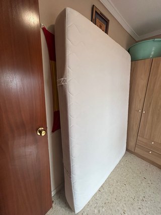 Cama Matrimonio Blanca con Cajones