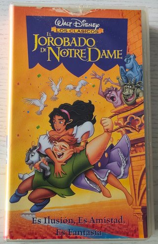Cinta VHS El Jorobado de Notre Dame