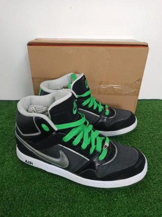 Zapatillas Nike Air Negras y Verdes Talla 43