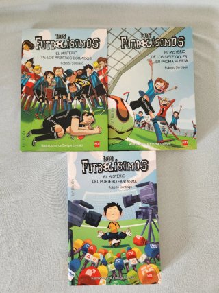 Libros 1, 2, 3 futbolísimos