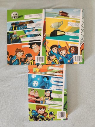 Libros 1, 2, 3 futbolísimos