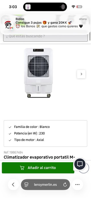 CLIMATIZADOR EVAPORATIVO EOLUS 70