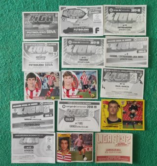 Lote cromos Athletic Club de Bilbao Panini La Liga