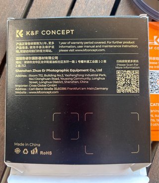 Filtro K&F Concept 67mm ND1000000