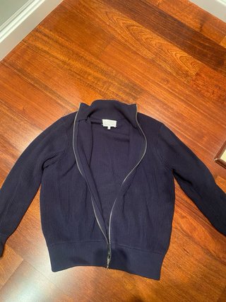 Maison Margiela Jersey Azul Cuello Alto