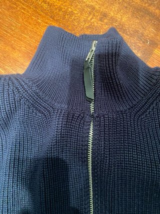 Maison Margiela Jersey Azul Cuello Alto