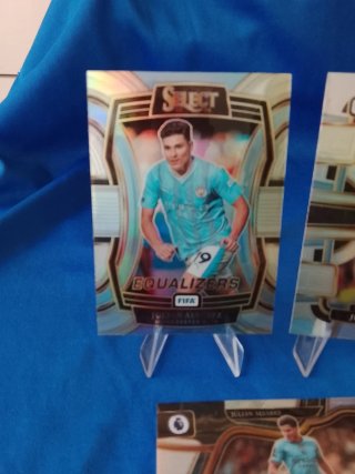 JULIÁN ÁLVAREZ X3 MANCHESTER CITY PANINI SELECT