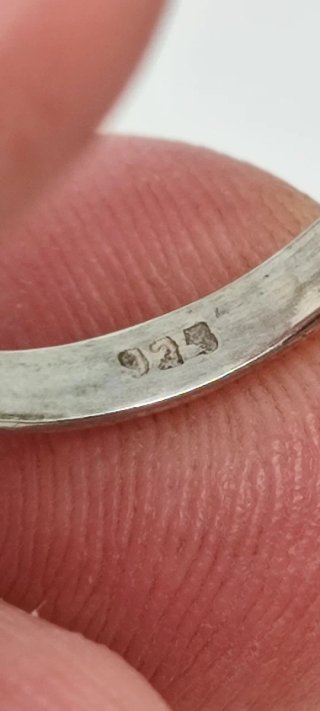 Anillo de Plata y Turmalina Sandía.