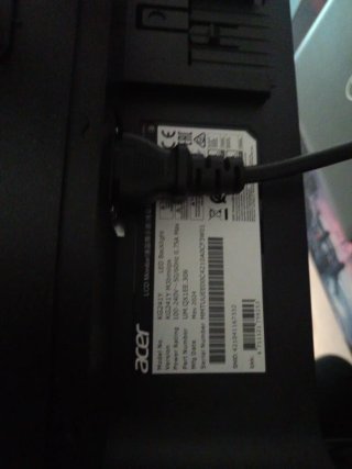 Monitor Acer Negro