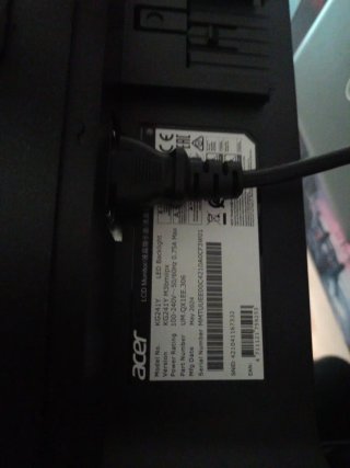 Monitor Acer Negro