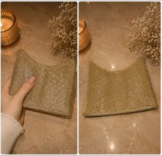 Bolso de fiesta dorado