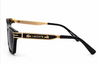 Gafas de Sol Lacoste Negras y Doradas