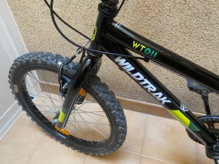 Bicicleta Wildtrack WT011 Negra de 22 pulgadas