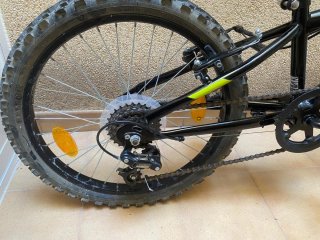 Bicicleta Wildtrack WT011 Negra de 22 pulgadas