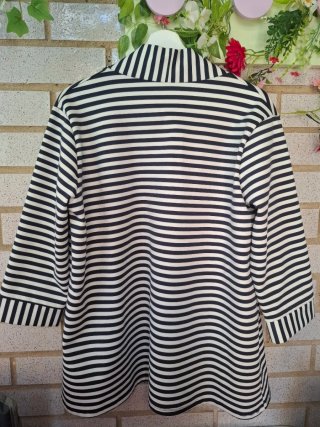 Chaqueta marinera de rayas azul marino y blanco ⚓️