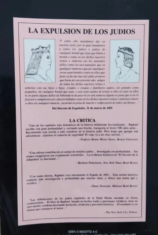 El Decreto de la Alhambra - Novela Histórica