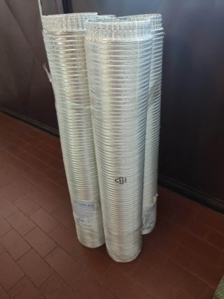 Tubi flessibili alluminio diametro 130