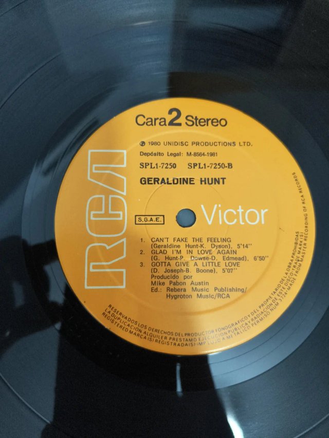 Geraldine Hunt No Way Vinilo