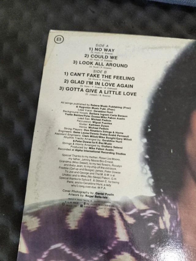 Geraldine Hunt No Way Vinilo