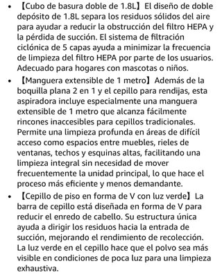 Aspiradora sin Cable y Accesorios