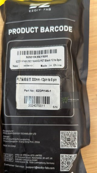 EZDIY-FAB RTX 3000 Series - Cable alargador PCIe