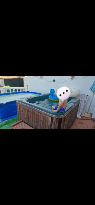 Jacuzzi exterior madera