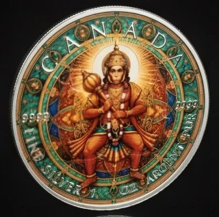 Moneda Plata Hanuman Edición Limitada