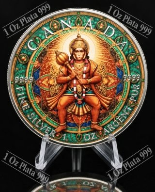 Moneda Plata Hanuman Edición Limitada