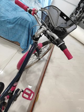 Bicicleta infantil 24 azul y rosa