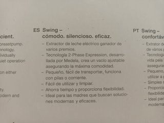 Sacaleches Medela Swing